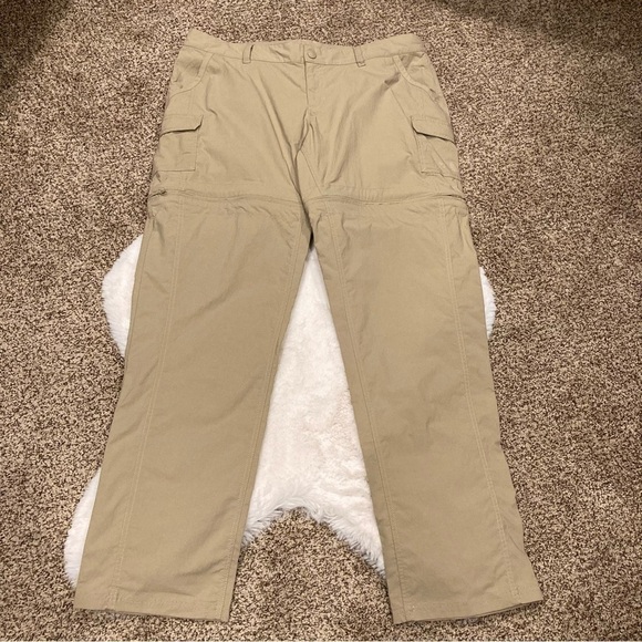 The North Face Women's Tan Paramount 2 Convertible Pants 16 Gorpcore Hiking - Picture 3 of 15